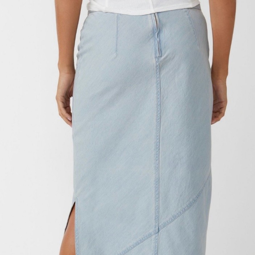 Free People Muse moment mid-rise maxi/midi skirt size 12 - Picture 2 of 16